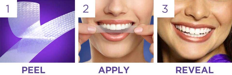 Cum folosesc benzile de albire Dental White Strips.png